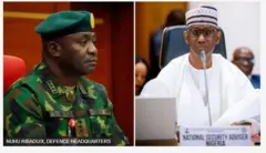 Aworan ọga ologun ati Nuhu Ribadu