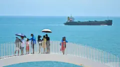 Çin gemisi Pingtan adası açıklarında