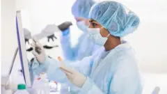 ሳይንቲስቶች በላብራቶሪ 