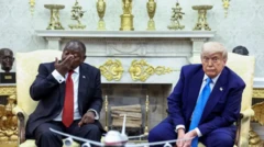 Ramaphosa and Trump