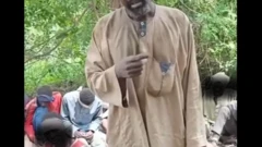 Hoto daga bidiyon waɗanda ake garkuwa da su da ke yawo a shafukan sada zumunta a Najeriya