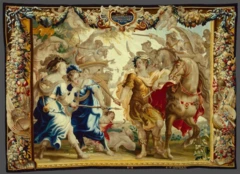 Illustration de l'extrait "César dans la guerre des Gaules" tiré de "L'histoire de César et de Cléopâtre"