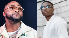 Collage foto of Davido and Wizkid