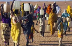 نازحين سودانيين