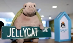 Produtos da marca Jellycat em loja