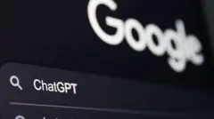 بحث عن "تشات جي بي تي" في محرك غوغل