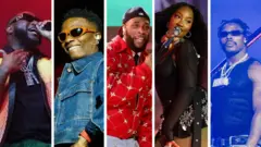 Davido, Wizkid, Burna Boy, Tems and Asake