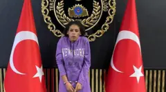 İstanbul polisi Ahlam Albashir'in bu fotoğrafını medyaya dağıtmıştı