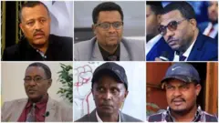 አቶ ዮሐንስ ቧያለው፣ አቶ ክርስቲያን ታደለ፣ ዶ/ር ካሳ ተሻገር፣ ዶ/ር ጫኔ ከበደ፣ አቶ እስክንድር ነጋ እና አቶ ዘመነ ካሴ [ከላይ ጀምሮ ከግራ ወደ ቀኝ