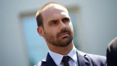 Eduardo Bolsonaro em foto de 2019