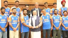 ప్రధాని మోదీతో టీమిండియా