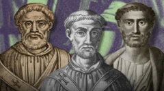 Aworan awọn poopu ọmọ ilẹ Africa mẹta naa ree ti wọn fi ọwọ ya