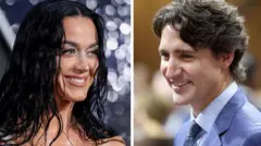 ஜஸ்டின் ட்ரூடோவும், கேட்டி பெர்ரியும் 