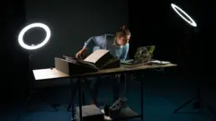 Fotografia no pergaminho