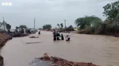 સૌરાષ્ટ્રમાં પૂરની પરિસ્થિત, ગુજરાતમાં વરસાદ