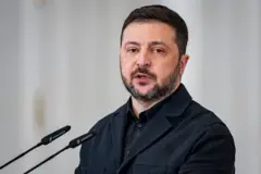 ইউক্রেনের প্রেসিডেন্ট ভলোদিমির জেলেনস্কি 