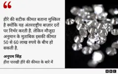 हीरे की कीमत