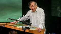 Gustavo Petro en la Asamblea General de las Naciones Unidas. 