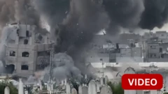 காணொளி: காஸாவில் கட்டடத்தை தாக்கிய இஸ்ரேல் ராணுவம்
