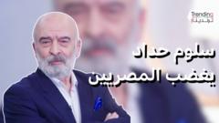 سلوم حداد.. تصريحات الممثل السوري حول نطق الفنانين المصريين للغة العربية تُثير غضبا