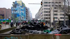 belçika ve ispanya çiftçi eylemleri