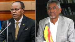 ፕረዚደንት ኢትዮጵያ ሃስቀስላሴ ከምኡ'ውን ምኒስተር ዜና ኤርትራ የማነ ገብረመስቀል