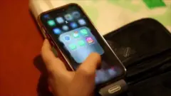 Mobile phone in hand 