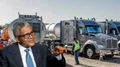 Dangote ati awọn ọkọ agbebo bẹntiro