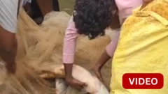 காணொளி: மழையால் நிரம்பிய ஏரி - மீன் பிடித்து சென்ற மக்கள்