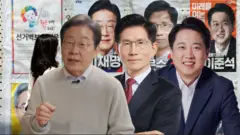 21대 주요 대선후보들