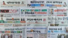 ঢাকা থেকে প্রকাশিত সংবাদপত্র।