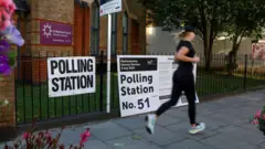 Избирательный участок в Лондоне