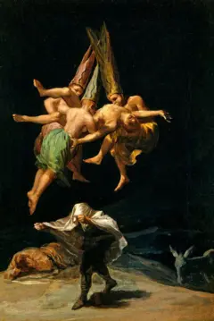 Quadro 'O Voo das Bruxas', de Francisco Goya