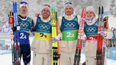 Французские биатлонисты 