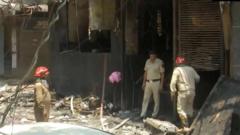 दिल्ली के मालवीय नगर में एक रेस्टोरेंट में लगी आग, कम से कम चार शव बरामद