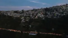 Bairro de Quito sem luz