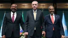 MM Abiy Ahimad, Pirezidantii Turkii Reseeph Xayyiib Erdogaan fi Pirezidantii Somaaliyaa Hasan Sheek Mohaammud