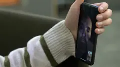 جانب من المقابلة الأولى للصحفية في بي بي سي هيا البدارنة مع حافظ منذر الأسد، ابن عم الرئيس السوري المعزول بشار الأسد