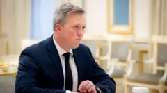 Дэн Дрисколл во время недавнего визита в Киев 