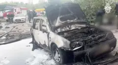 በተጠመደበት ቦምብ የጋየው የጄነራሉ መኪና