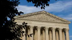 Vista da Suprema Corte americana em Washington