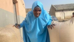 Des inconnus ont déposé des sacs de nourriture au domicile de Shamsiyya Abubakar