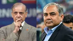محسن نقوی، وزیر داخله و شهباز شریف، نخست وزیر پاکستان