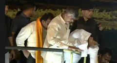 చంద్రబాబు రోడ్ షోలో విషాదం
