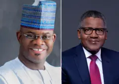 Yahaya Bello da Aliko Dangote