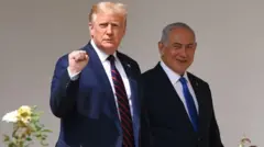 Donald Trump et Benjamin Netanyahu.