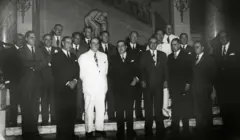Posse de Walther Moreira Salles como diretor executivo da Superintendência da Moeda e do Crédito (Sumoc) em 1951, nomeado pelo presidente Getúlio Vargas