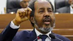 Rais wa Somalia Hassan Sheikh Mohamud alihutubia wabunge kufuatia makubaliano ya Ethiopia na Somaliland