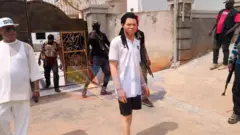 Mgbe Agunaechemba duu Mmụọ Mmiri Afulanya gaa n'ụlọ ya dị na Nnewi.