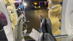 사고 항공기 모습